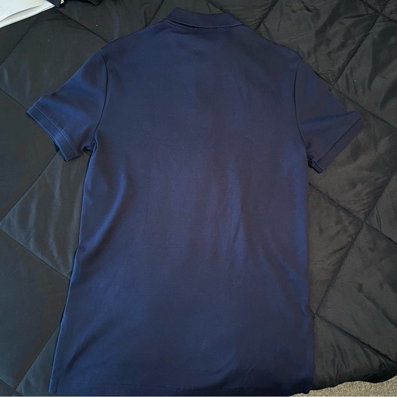 Ralph Lauren Polo Shirt Navy Custom Fit Small - Picture 5 of 5